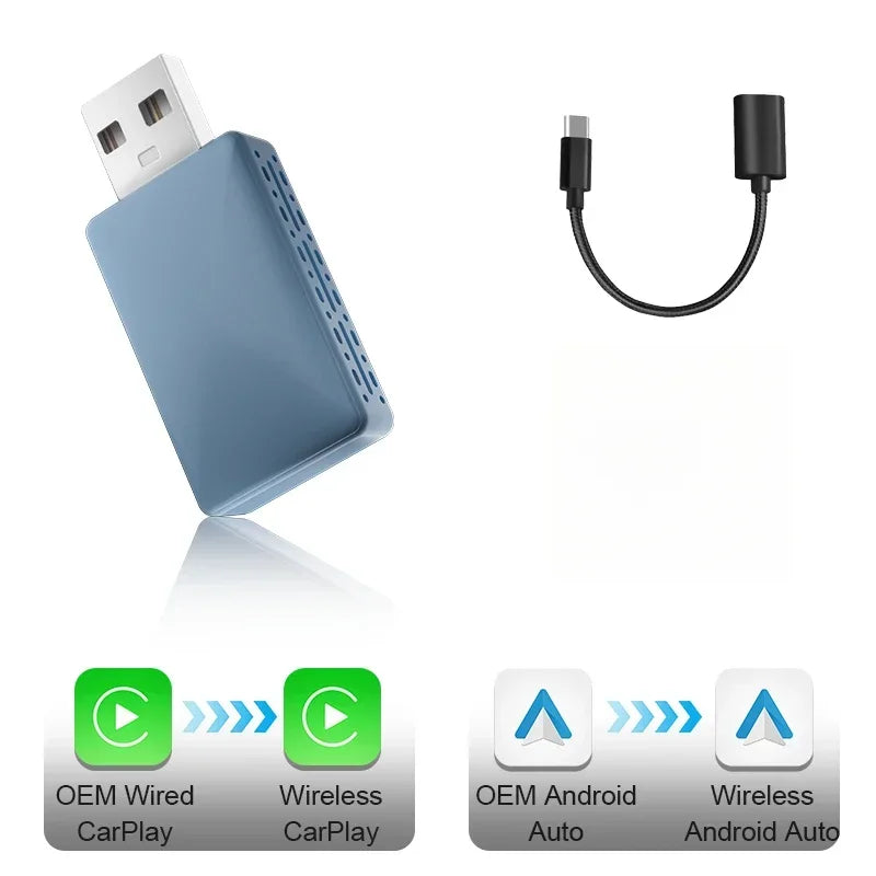 Wireless Android Auto AI Box – Convert Wired Android Auto to Wireless